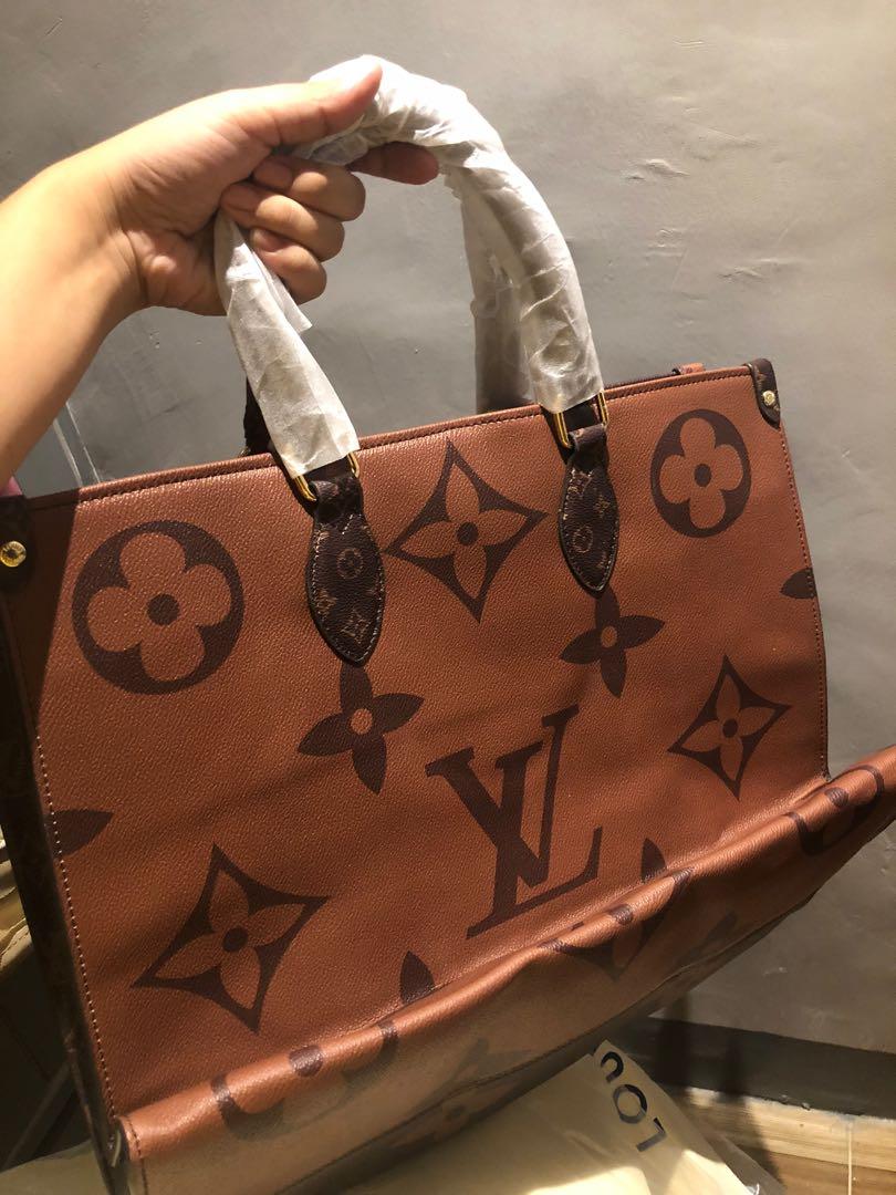 LV otg two-tone medium size, Luxury, Bags & Wallets on Carousell
