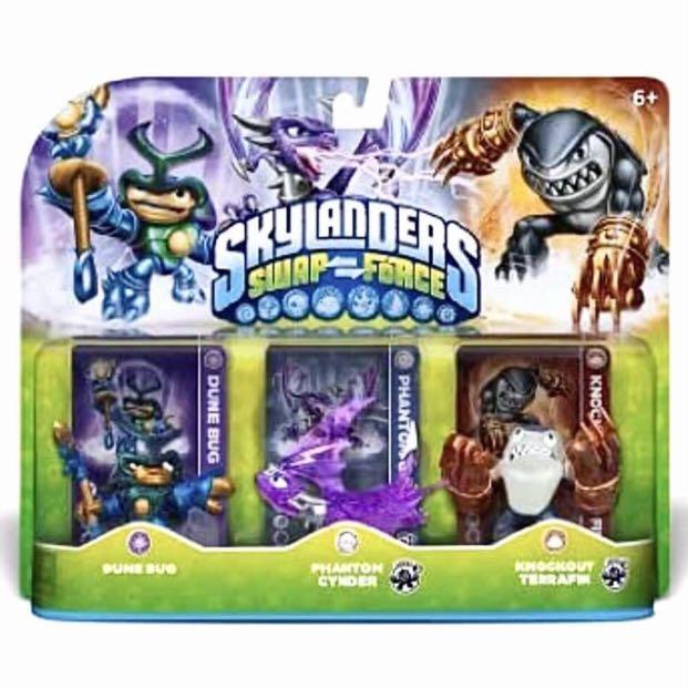 Skylanders Swap Force Triple Pack - Rip Tide, Whirlwind & Prism Break Characters
