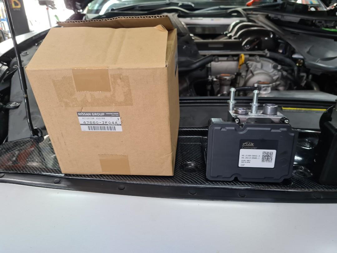 Nissan GTR R35 Abs Pump Repair Programming Calibration Adaptation, Car