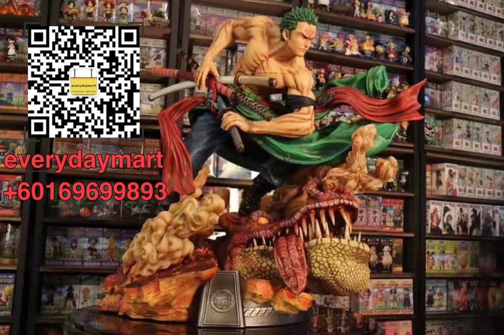 One Piece Roronoa Zoro Lttoryu Lai Shishi Sonson One Sword Style Statues Action Figure Gk Toys 海贼王索隆一刀流狮子歌歌 1 4gk手办模型摆件 Toys Games Action Figures Collectibles On Carousell