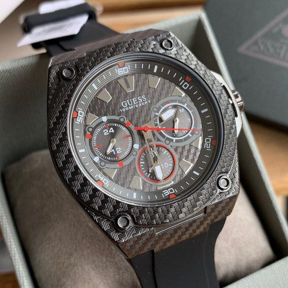 Guess carbon watch hotsell
