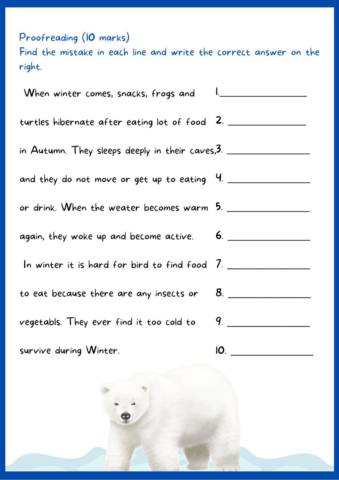 [P.3P.4] Proofreading exercises 找錯處練習, 興趣及遊戲, 書本 & 文具, 教科書 Carousell