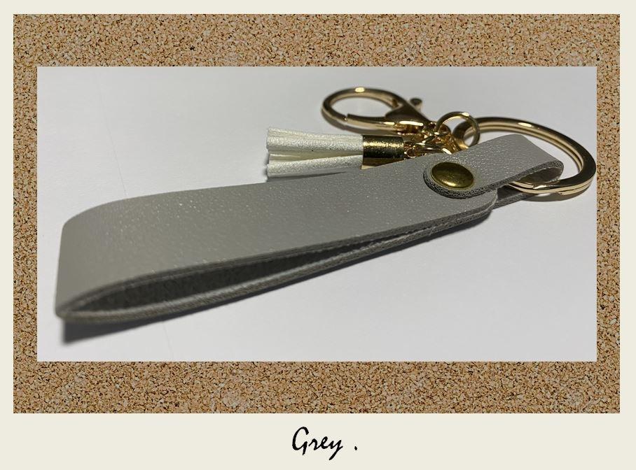 PERSONALIZED LEATHER STRAP KEYCHAIN Customized with Name (Series 2