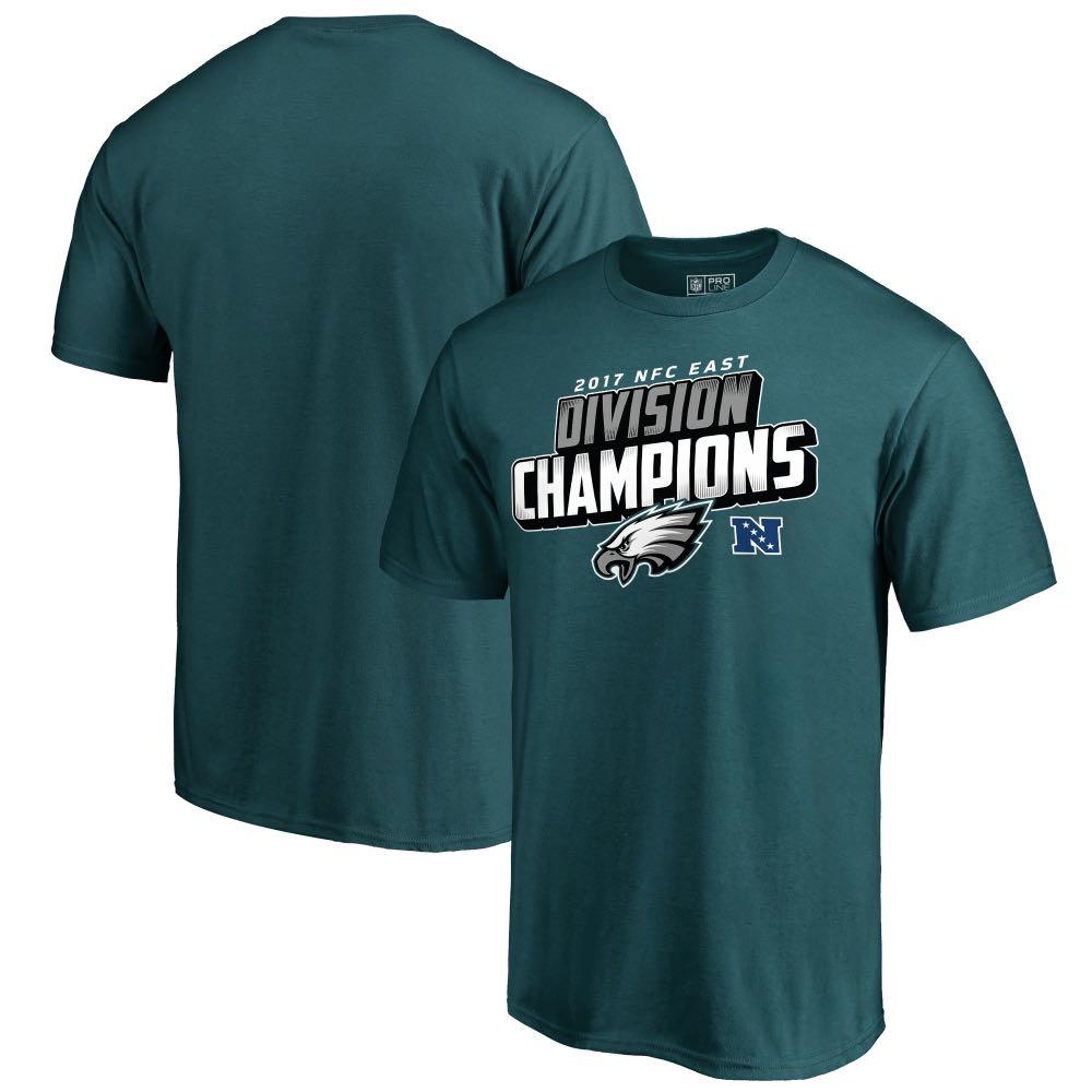 Philadelphia Eagles Conference Champions Sz M T-Shirt NFL Pro Line Gray