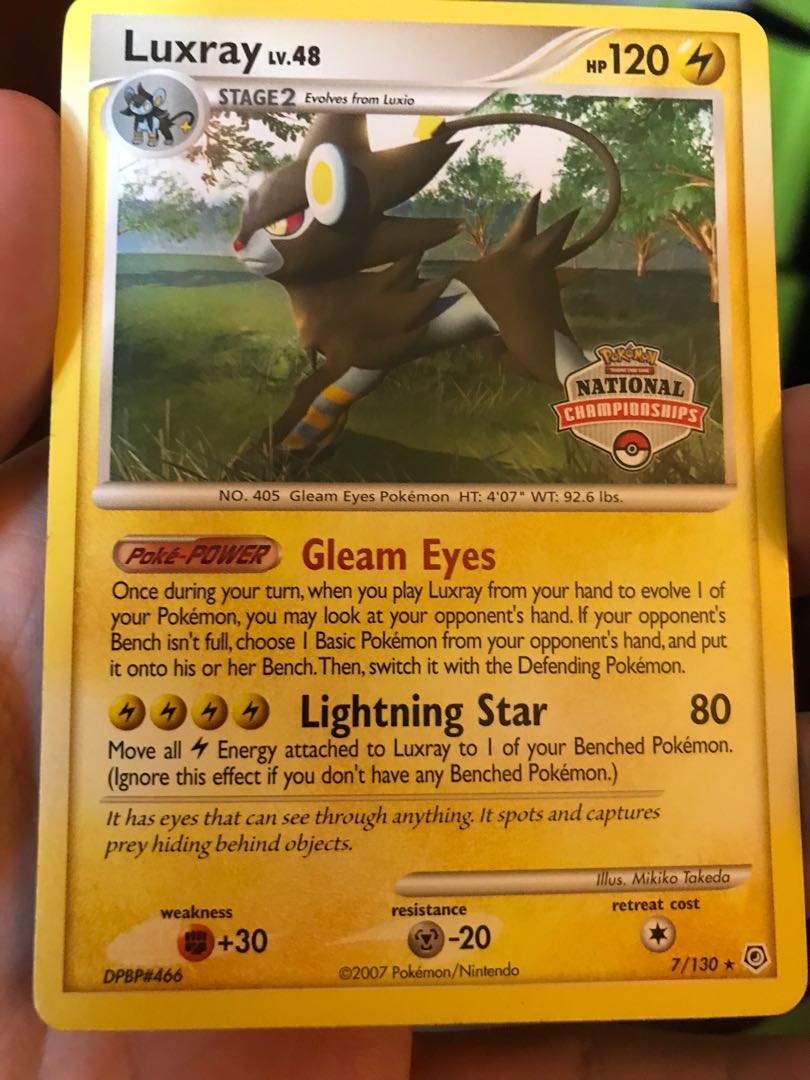 Pokemon Luxray 7 130 Hobbies Toys Toys Games On Carousell Pokemon Luxray 7 130 Hobbies Toys Toys Games On Carousell