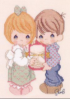 Cross Stitch Precious Moments - Counting Our Memories Together