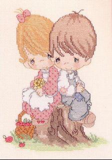 Cross Stitch Precious Moments - Love One Another