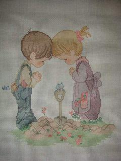 Cross Stitch Precious Moments - Prayers Changes Things