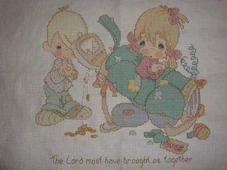 Cross Stitch Precious Moments - The Lord Must Have Brought Us Together