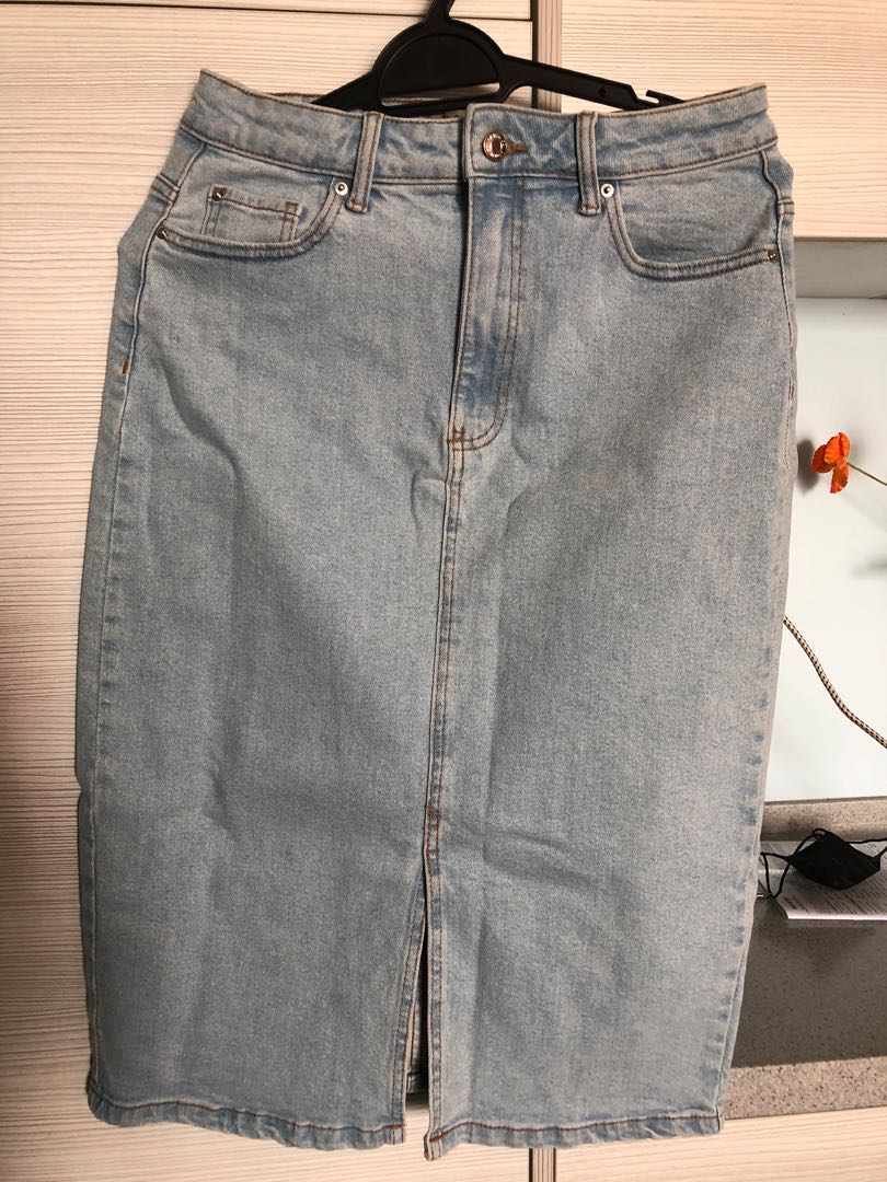 Black jean discount skirt primark