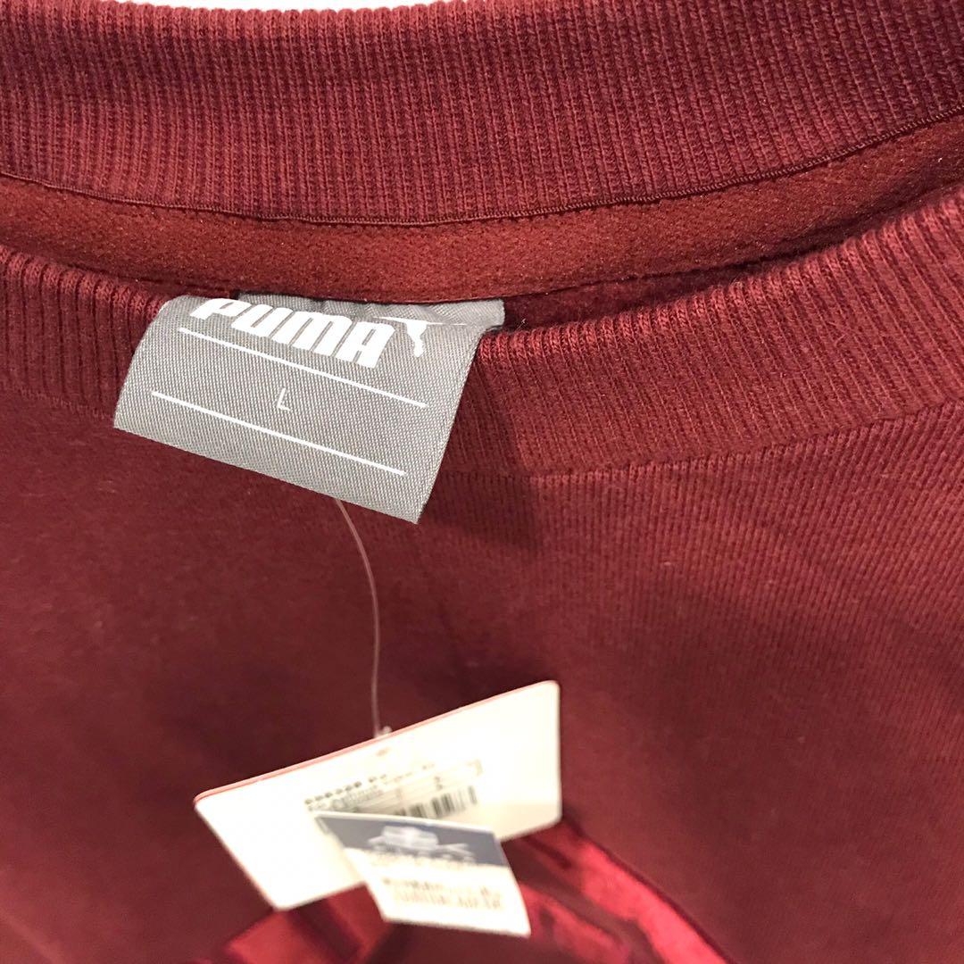 Puma best sale maroon sweatshirt