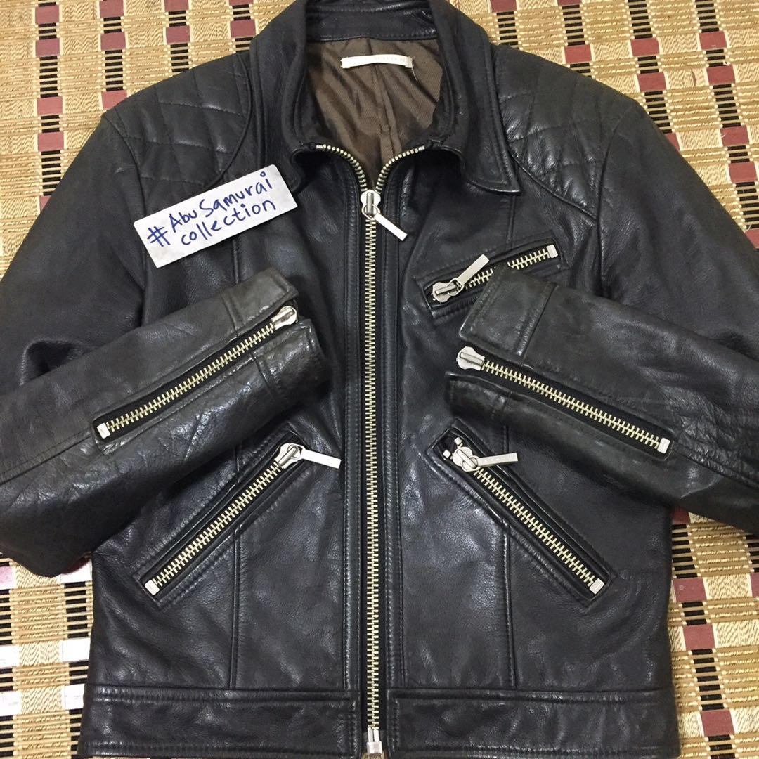 Redmoon Leather Jacket, Men's Fashion, Tops & Sets, Formal Shirts