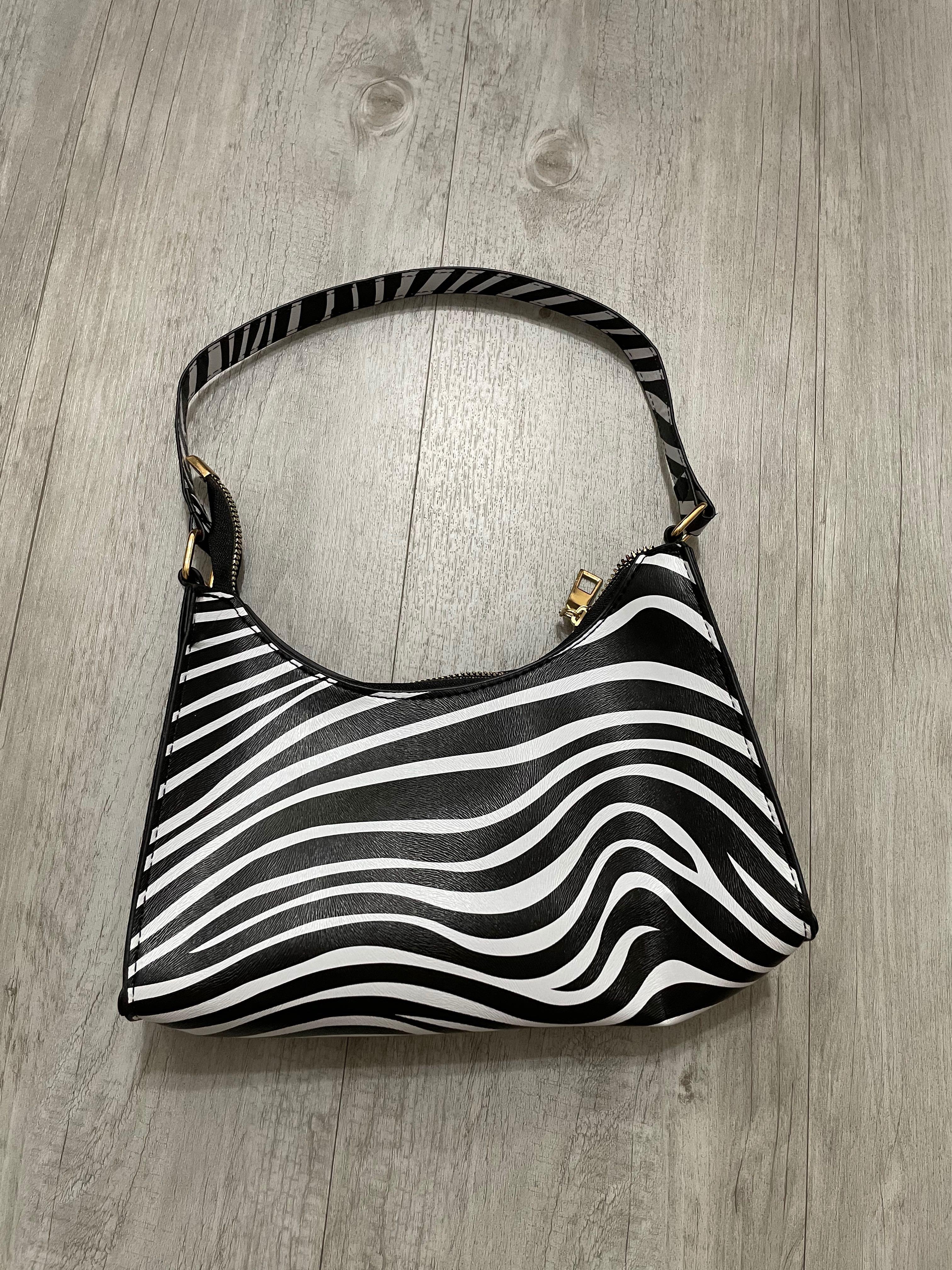 Shoulder discount bag zebra