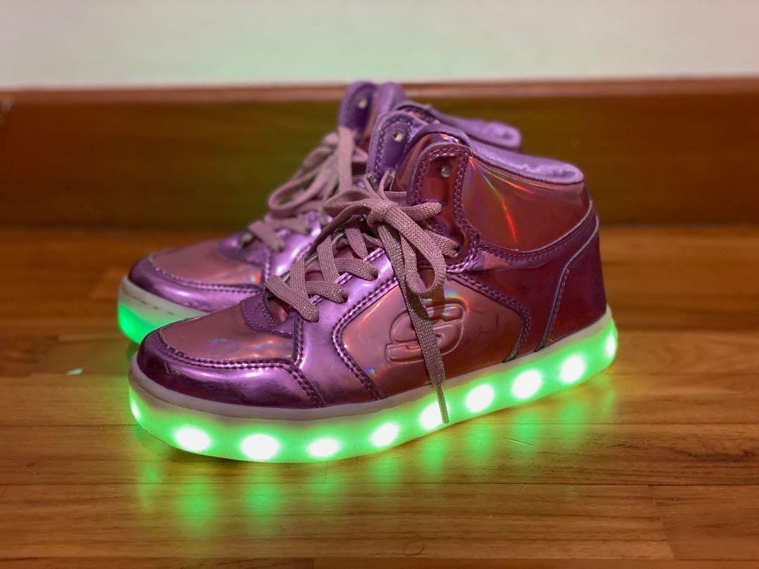 Skechers energy lights outlet metallic