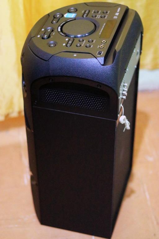 Sony MHCV21D Home Audio System Bluetooth Party Speaker with Karaoke and Lights, Audio