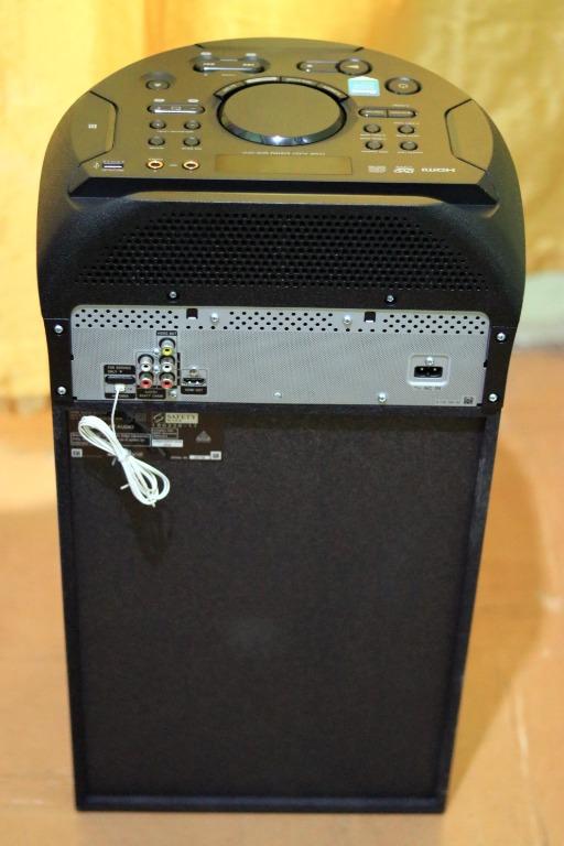 Sony MHCV21D Home Audio System Bluetooth Party Speaker with Karaoke and Lights, Audio