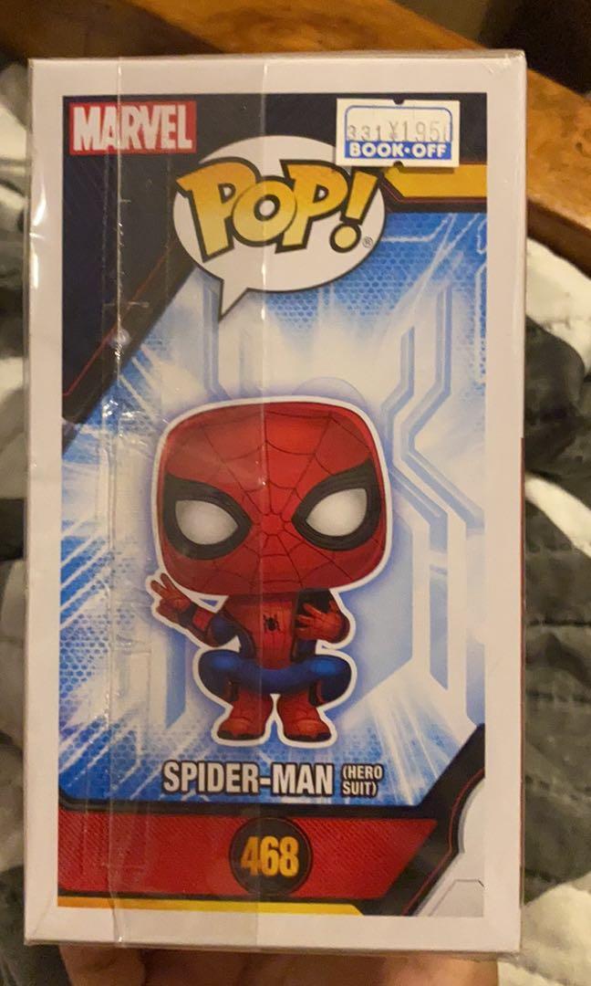Spiderman Hero Suit #468 Funko Pop, Hobbies & Toys, Toys & Games on  Carousell
