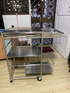 Kitchen Trolley Furniture Home Living Carousell Singapore