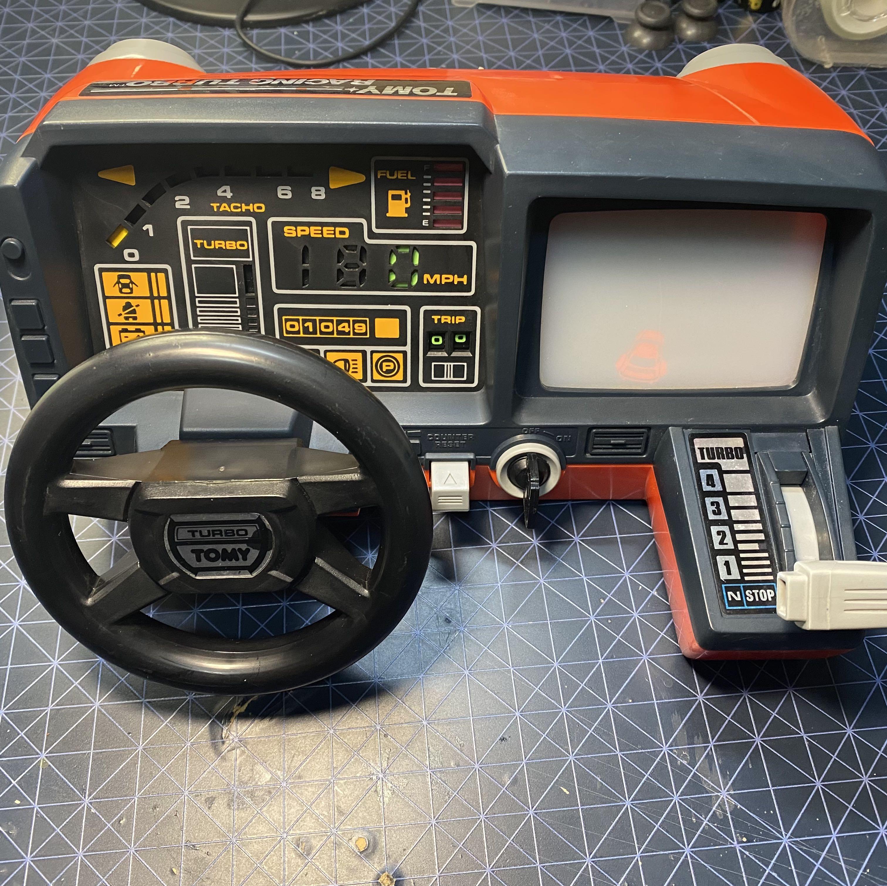 Tomy Racing Turbo Vintage Toy Working