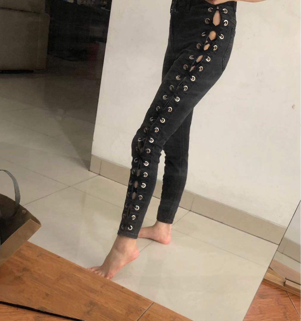 Mom Jeans Kulot Trouser Pants 