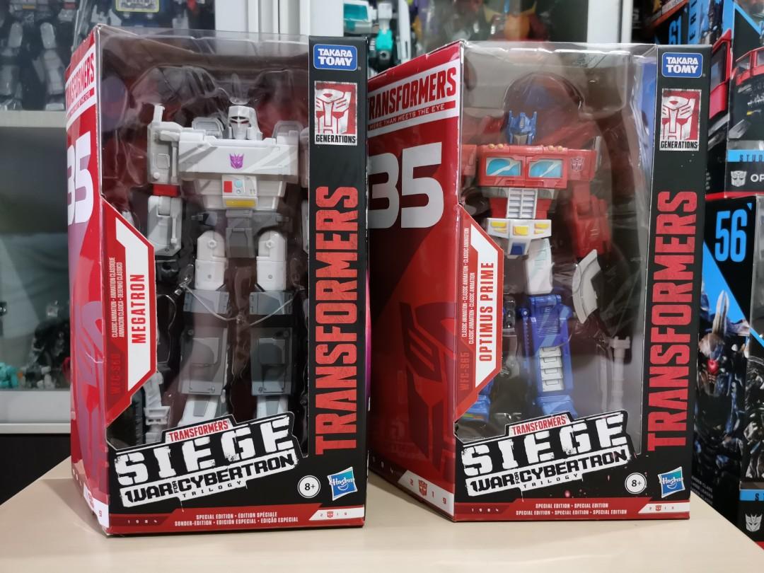 Transformers siege cartoon paint megatron and optimus
