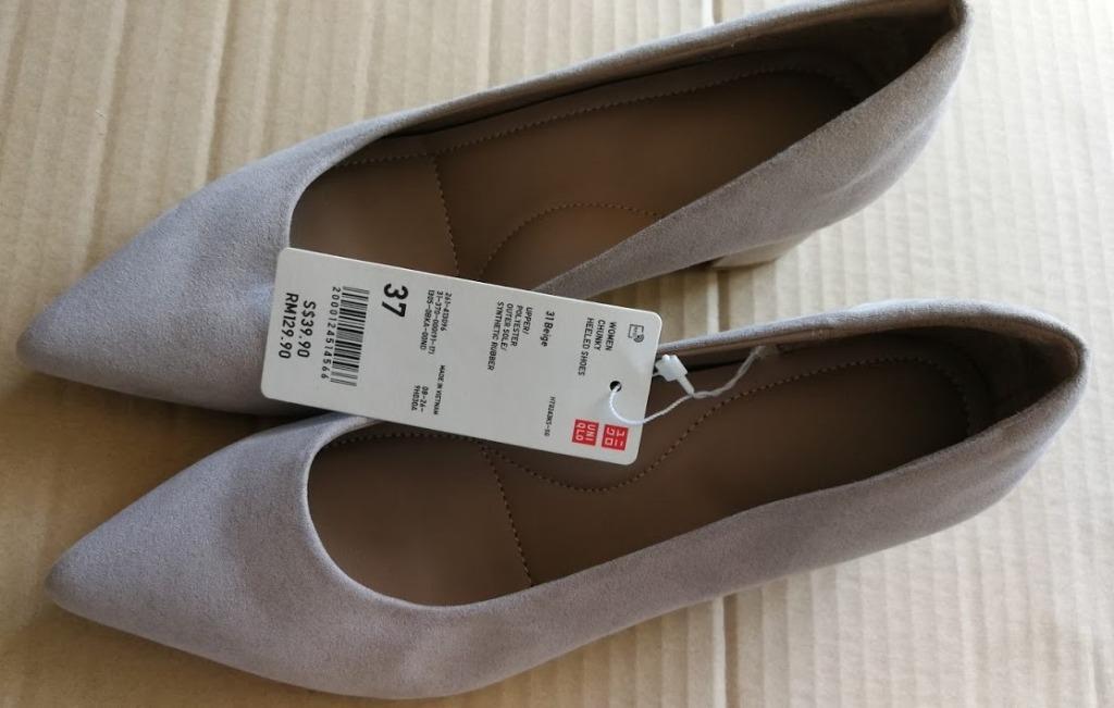 Uniqlo chunky clearance heeled shoes