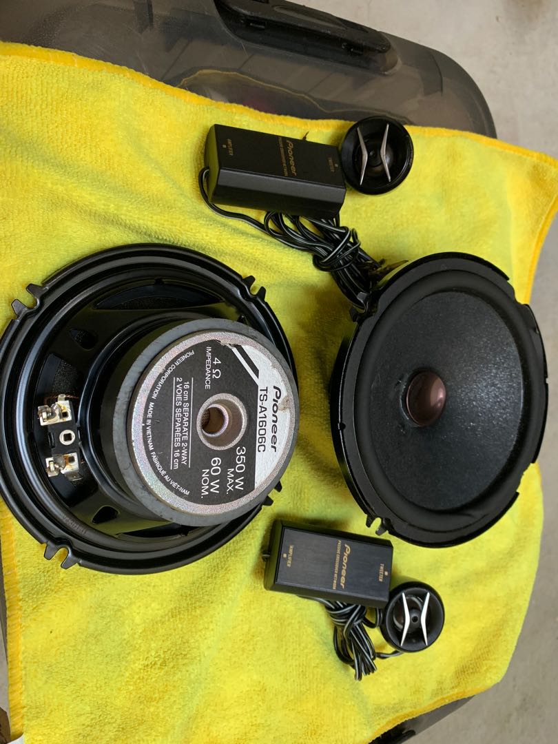 Used speaker with tweeter. Pioneer TSA1606C, Audio, Soundbars