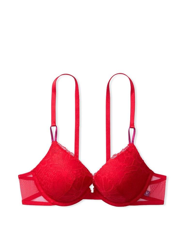 Victoria's Secret Slightly Push-Up Bra/ Red 34C, Women's Fashion,  Undergarments & Loungewear on Carousell
