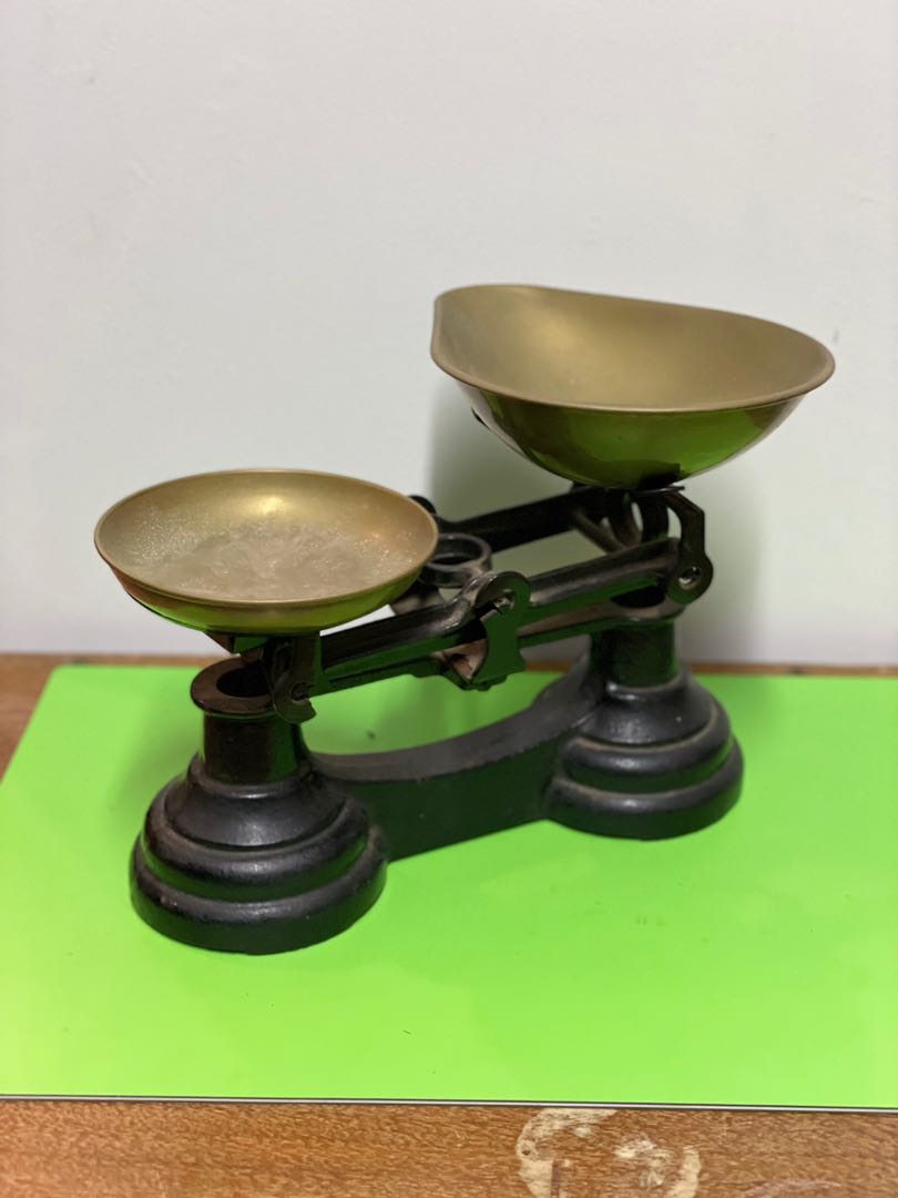 Vintage Librasco Weighing Scales Balance Scales With Brass Pans
