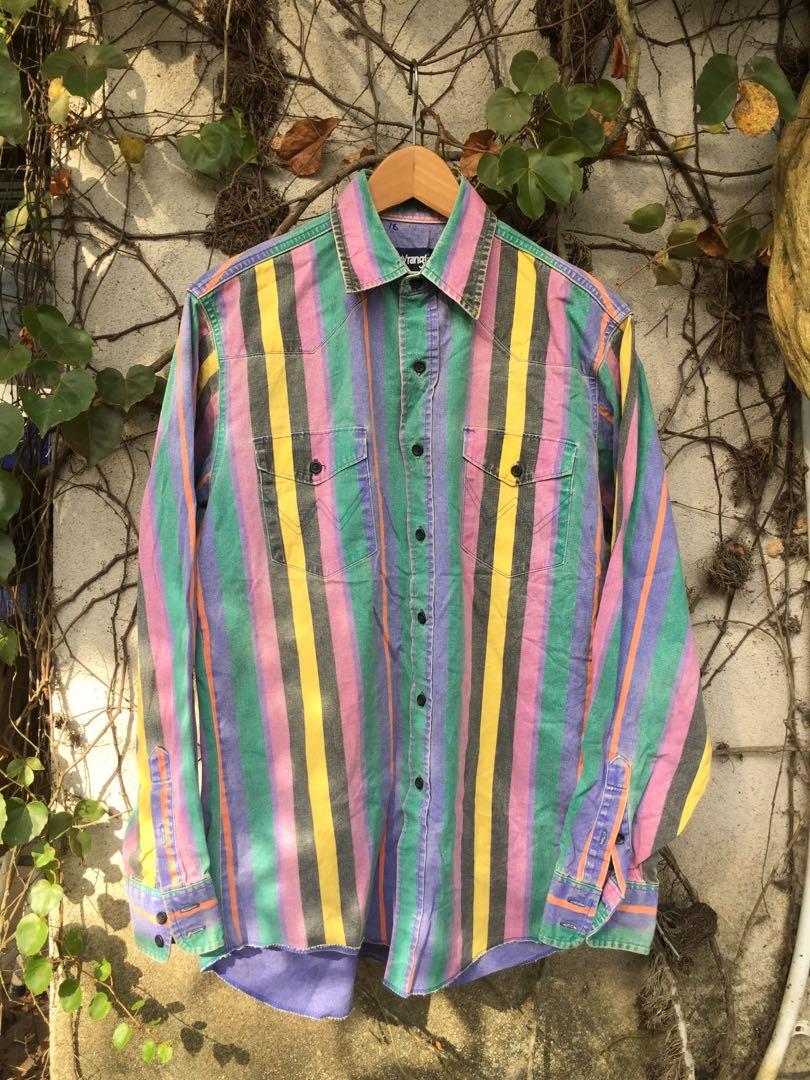 Wrangler western shirts vintage hot sale