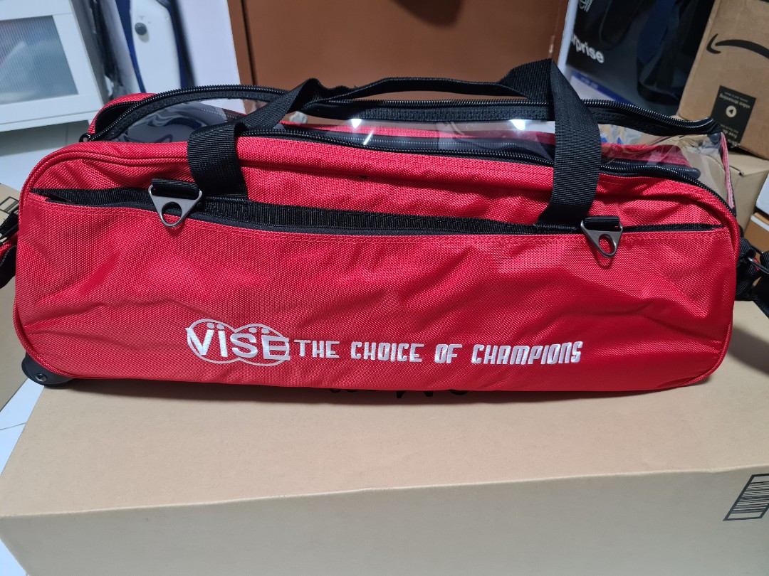 Vise 3 ball bowling tote bag, Sports Equipment, Sports & Games