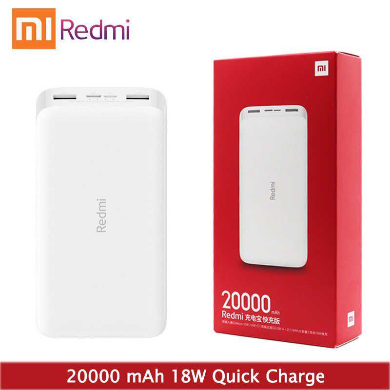 Xiaomi Redmi Power Bank 20000mah Mobile Phones Gadgets Mobile Gadget Accessories Power Banks Chargers On Carousell
