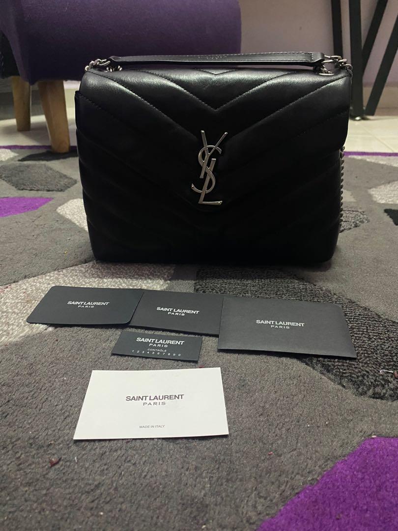 Ysl loulou small hotsell in matelassé y leather