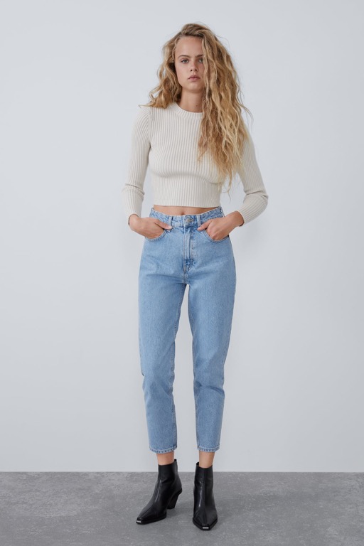 Zara Mom Jeans New With Tag 32Eu, Women'S Fashion, Bottoms, Jeans &  Leggings On Carousell