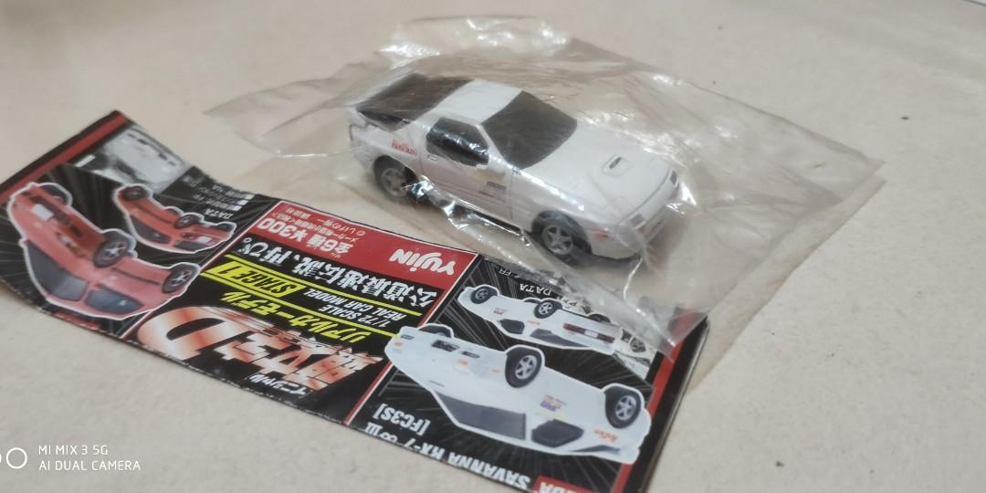 1/72 Initial D Real Car Model Stage 1: 1Box (8pcs)