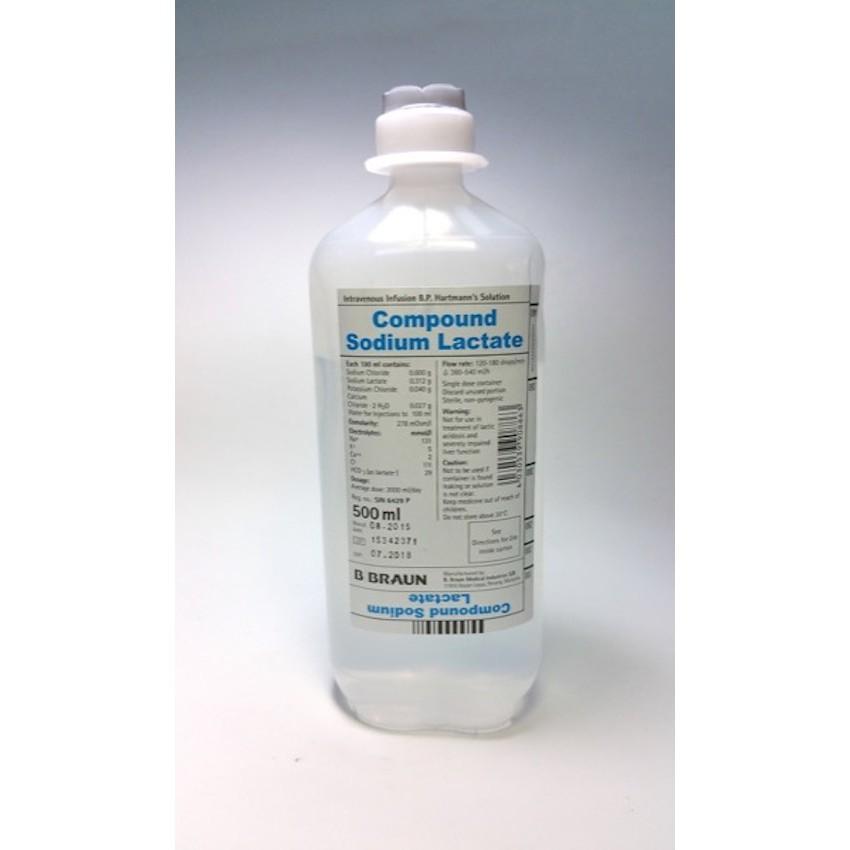 1 Litre Compound Sodium Lactate Hartmann S Solution Health Nutrition Medical Supplies Tools On Carousell