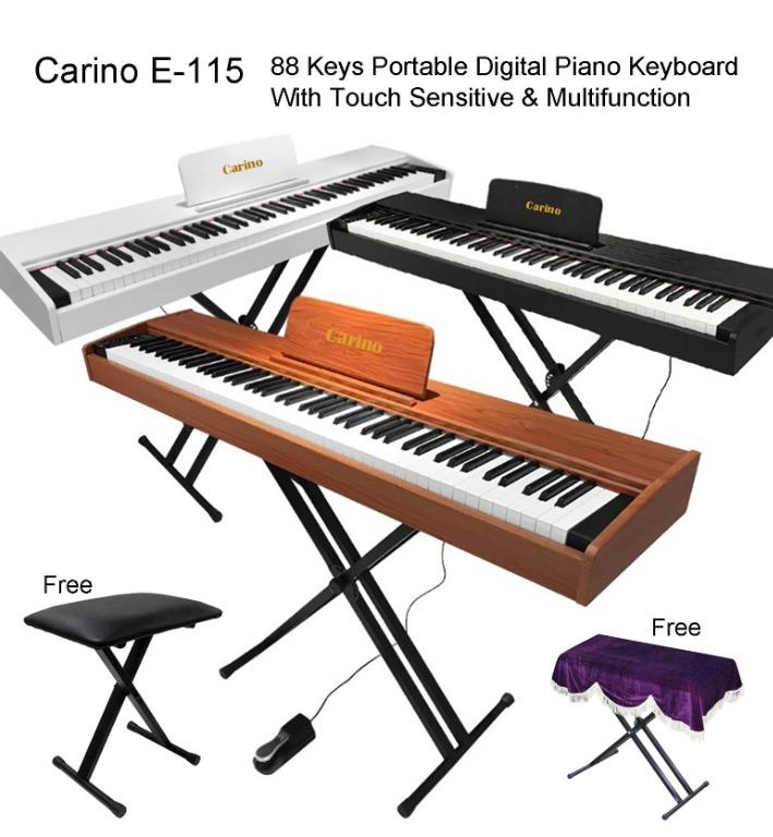 88 key on sale touch sensitive keyboard