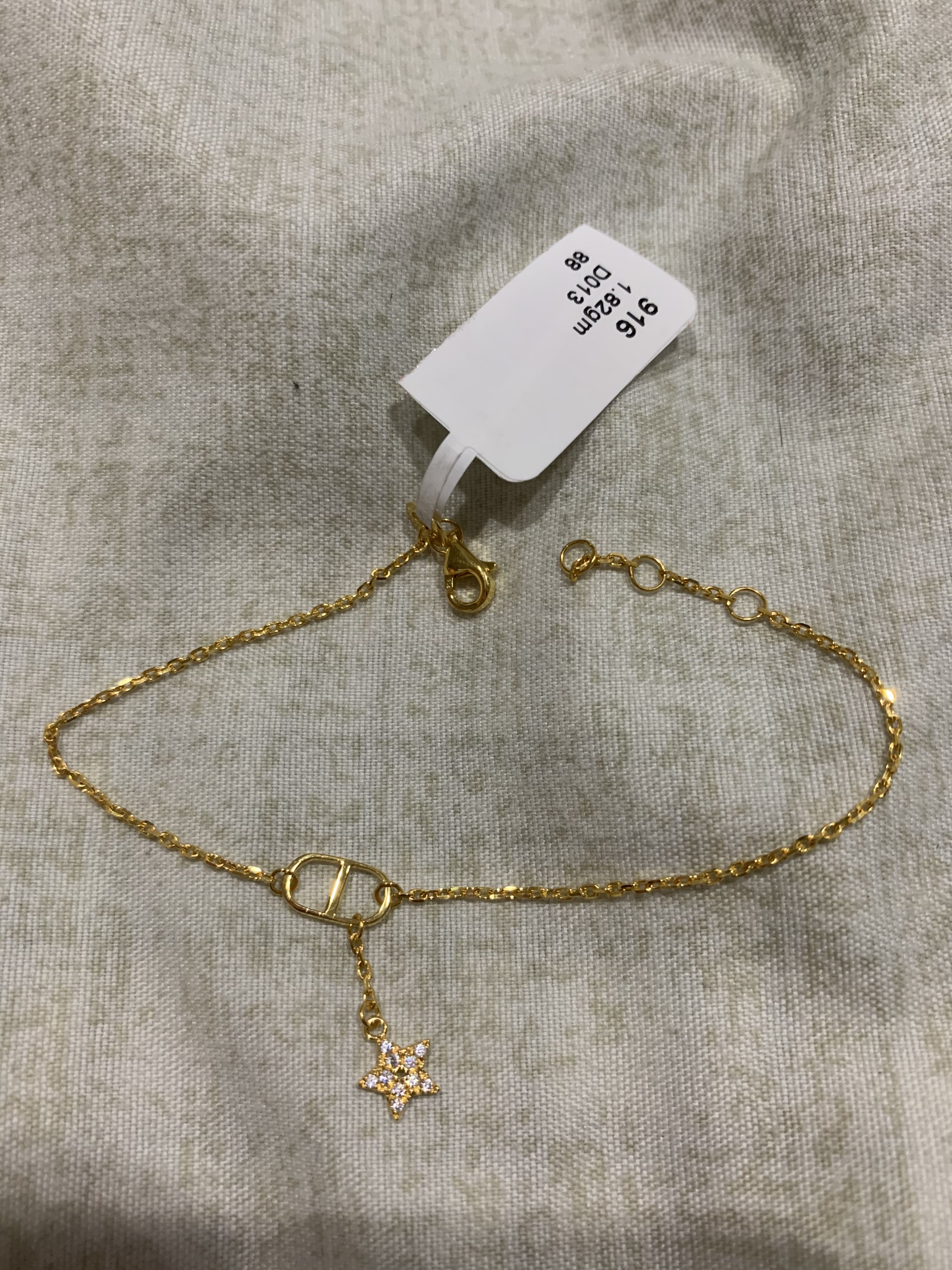 916 gold Dior bracelet Women s Fashion Jewelry Organisers