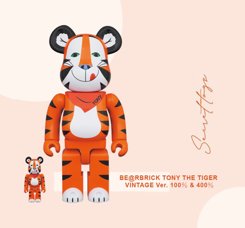 💛預訂💛 bearbrick BE@RBRICK TONY THE TIGER VINTAGE Ver. 100