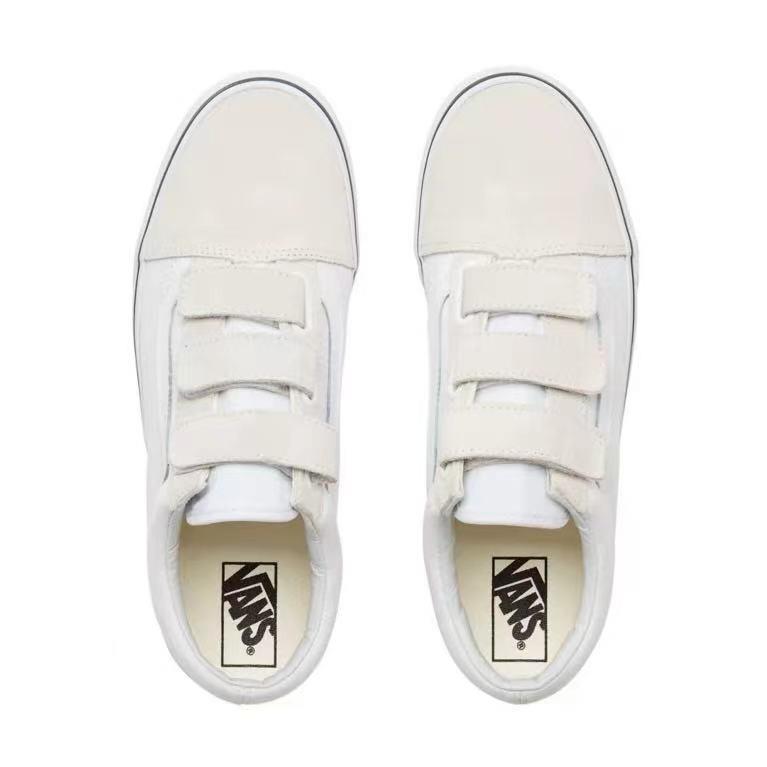 Beige velcro vans shop
