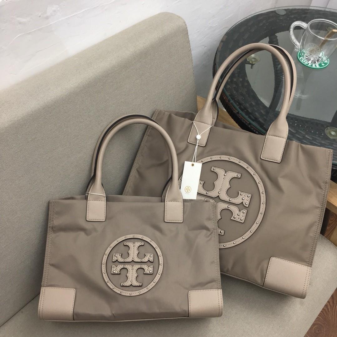 Tory burch ella studded nylon tote cheap