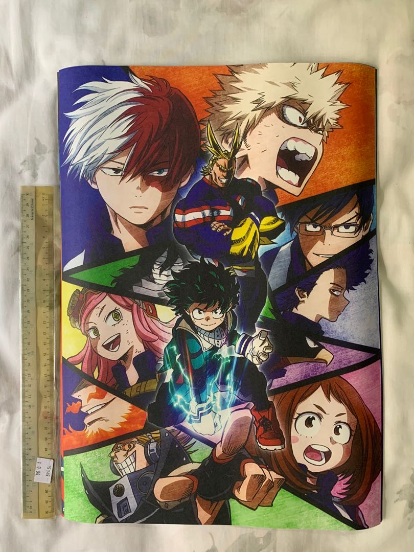 CLEARANCE My Hero Academia A3 Poster, Hobbies & Toys, Memorabilia &  Collectibles, J-pop on Carousell