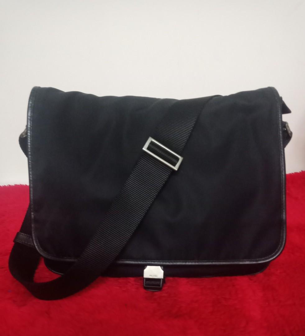 prada messenger nylon bag