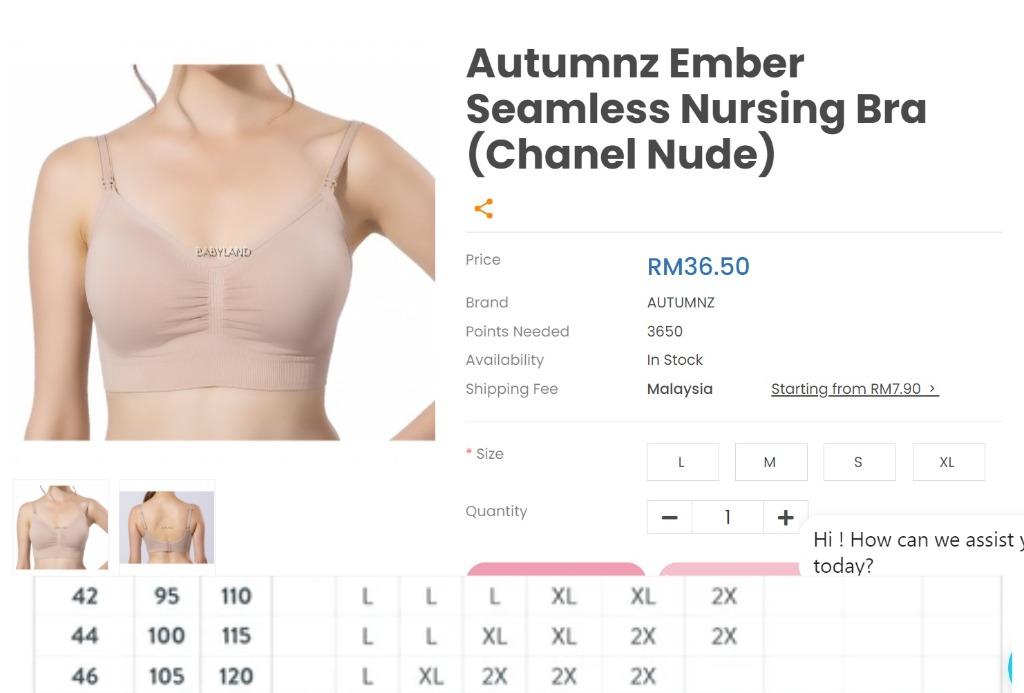 Autumnz Ember Seamless Nursing Bra (Chanel Nude), Babies & Kids, Nursing &  Feeding, Weaning & Toddler Feeding on Carousell