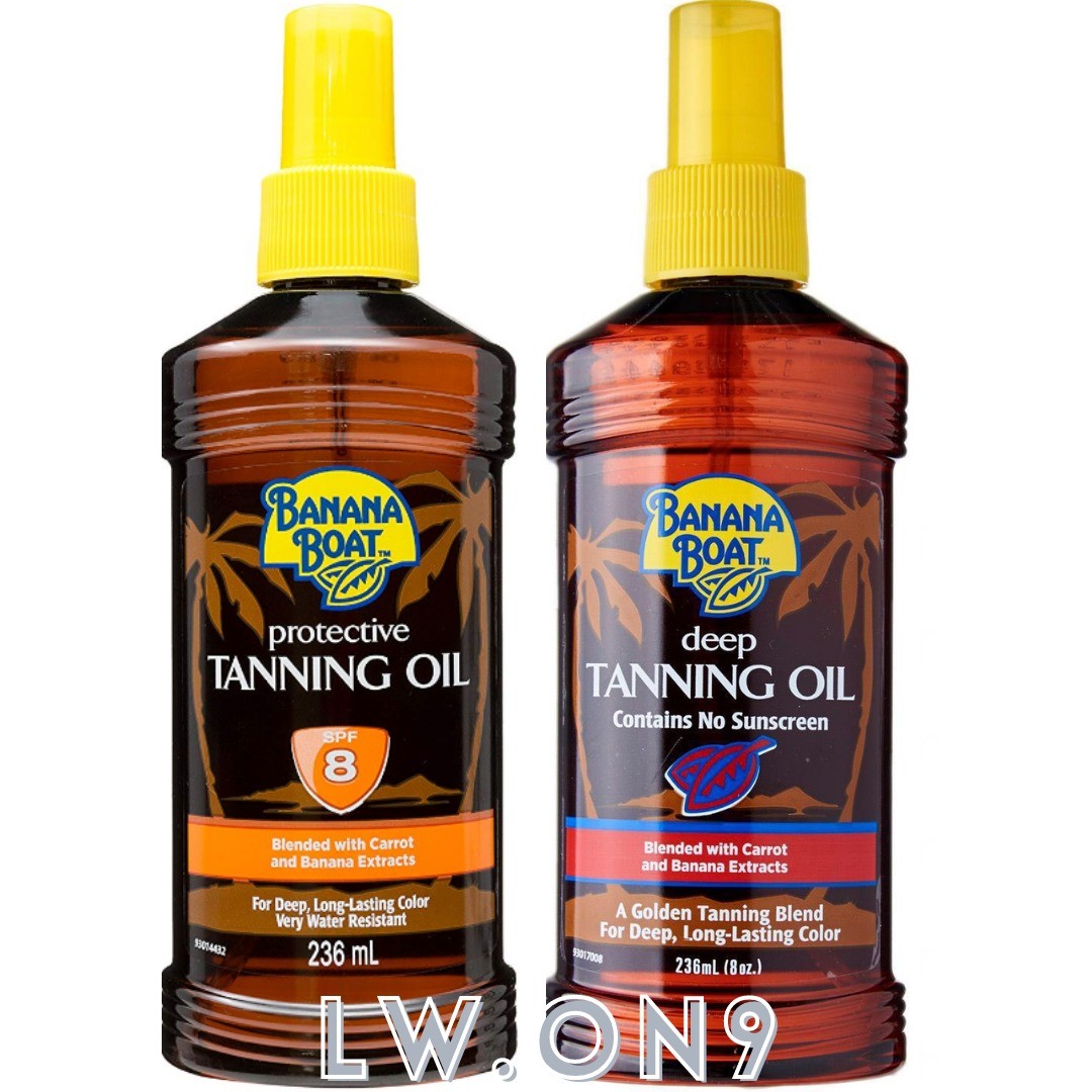 BANANA BOAT TANNING OIL AVAILABLE 3 TYPES 236ML, Beauty & Personal Care, Bath & Body, Body Care