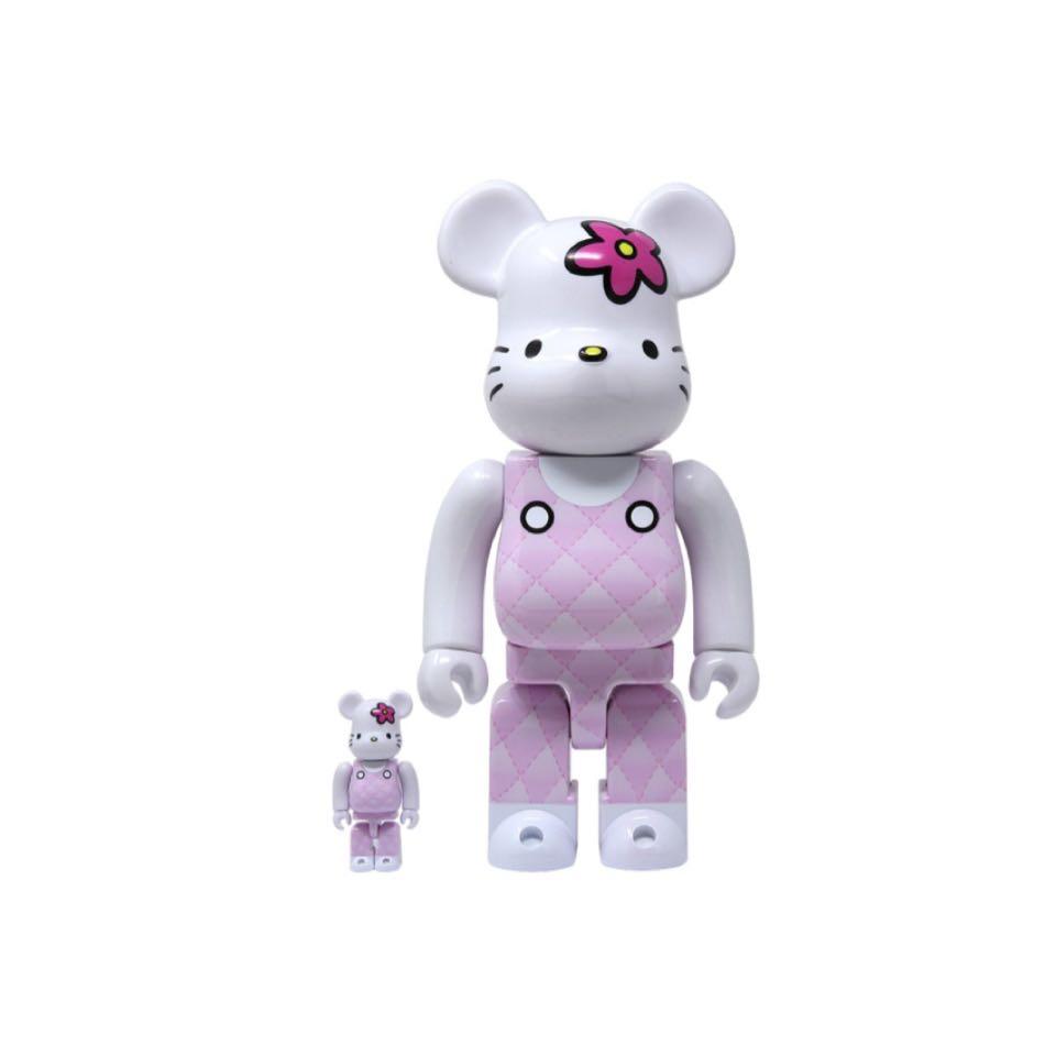 400% & 100% 70’s Milky Bearbrick Medicom Be@rbrick Sanrio Hello Kitty 45th Anni 