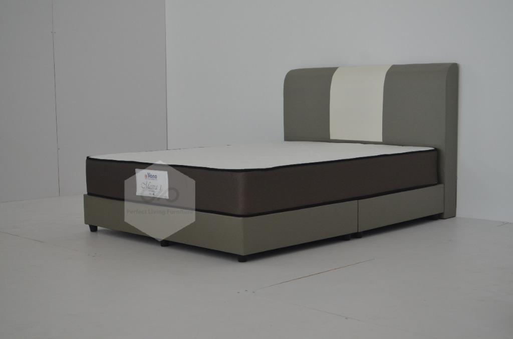 Bed Frame Design A With Queen Size Vono, Can You Put A Queen Mattress On Full Platform Bed
