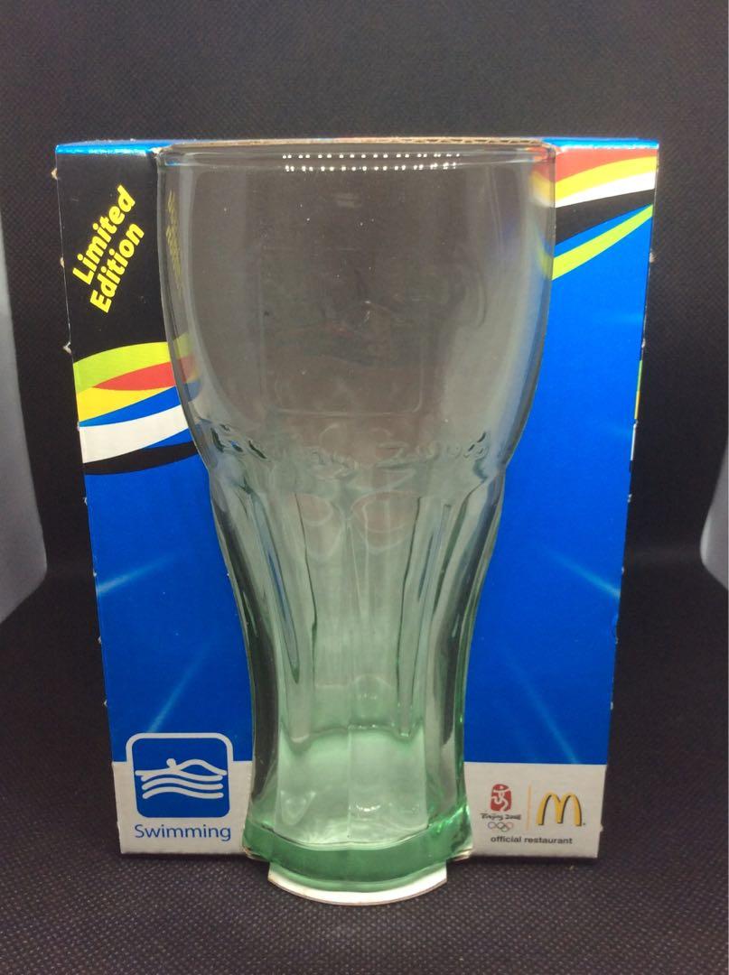 Beijing 2008 Olympics Coca-Cola Glasses from McDonalds (Category: Vintage Collectibles) located in Las Pinas. Submitted by rjmwings (Listing ID 1096441585, Image 2). Description: Beijing 2008 Olympics Coca-Cola Glasses from McDonalds Unused glasses Vintage collectibles glasses: Athletics (Green), Archery (Black), Swimming (Blue) For the Coke glasses collector #4theplanet .