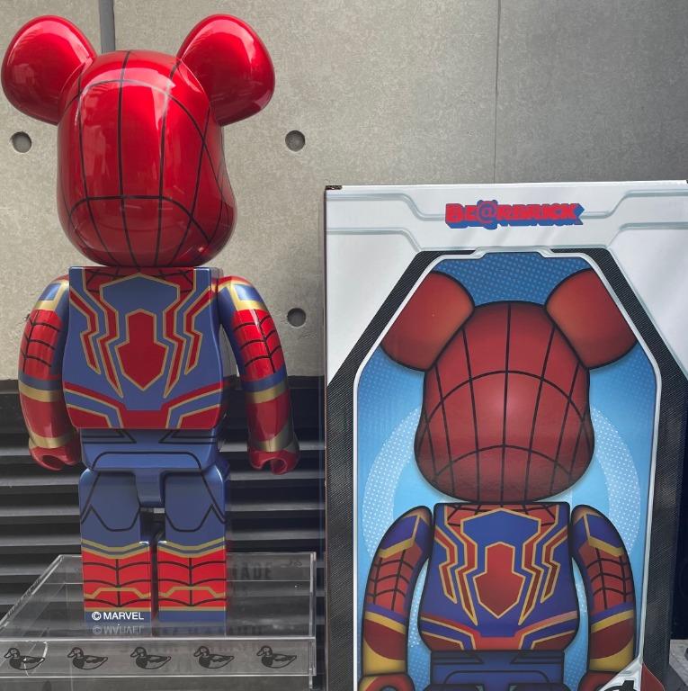Be@rbrick Iron Spider 1000% Collectible Figure Bearbrick Toy 