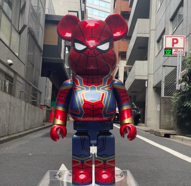 Be@rbrick Iron Spider 1000% Collectible Figure Bearbrick Toy 